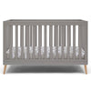 DCB: Grey with Natural (1359) 32-Essex 4-in-1 Convertible Crib