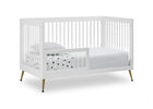 Bianca White with Melted Bronze (186) 11-Sloane 4-in-1 Acrylic Convertible Crib
