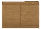 Acorn (755) 2-Forever 6 Drawer Dresser with Interlocking Drawers - Naturals Collection