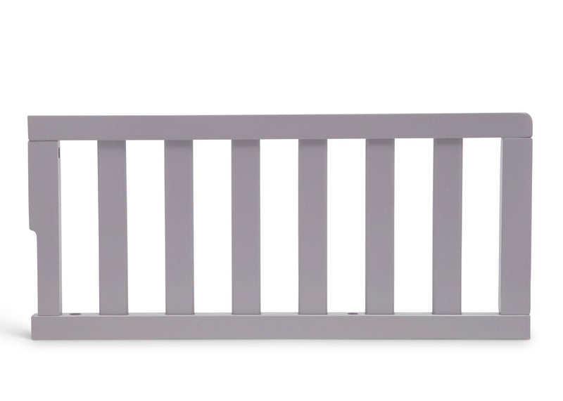 Gray crib railing on a white background 44-Toddler Guardrail (0081)