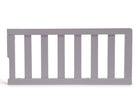 Gray crib railing on a white background 45-Toddler Guardrail (0081)