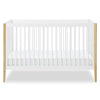 DCB: Bianca White with Natural (123) 54-Casey 6-in-1 Convertible Crib