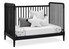 Black (001) 13-Saint 4-in-1 Convertible Crib
