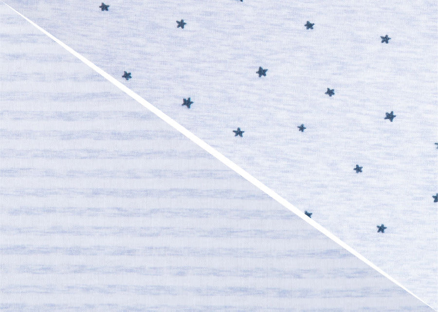Blue Stars & Stripes (2242) 2-babyGap Blue Stars & Stripes 100% Organic Cotton Crib Sheets - 2 Pack