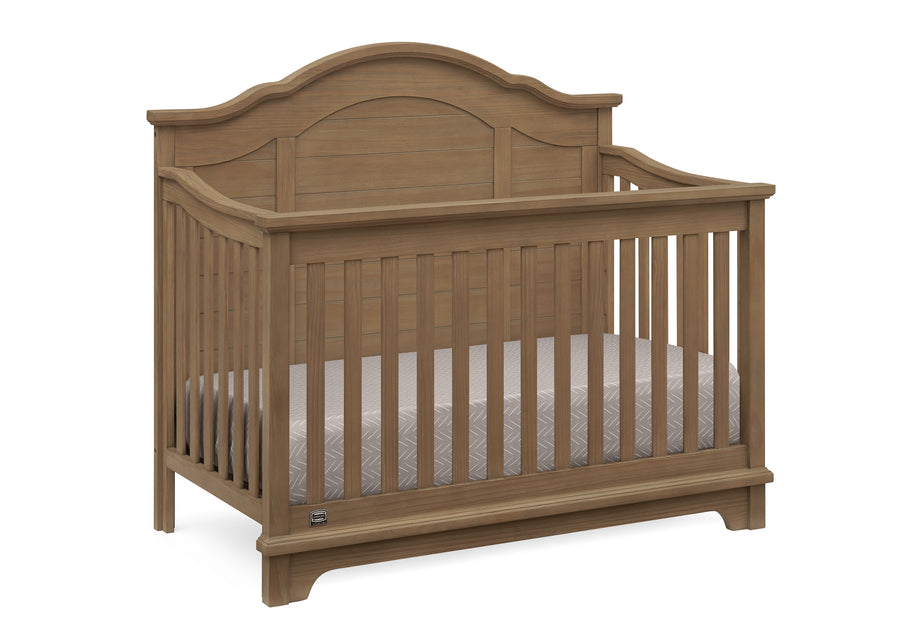 Aged Oak (845) 40-Asher 6-in-1 Convertible Crib