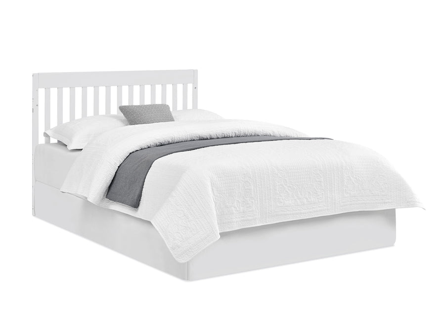 Bianca White with Natural (123) 7-Flynn 5-in-1 Convertible Crib and Changer