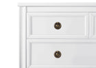 Bianca White (130) 11-Heritage 4 Drawer Dresser with Changing Top and Interlocking Drawers
