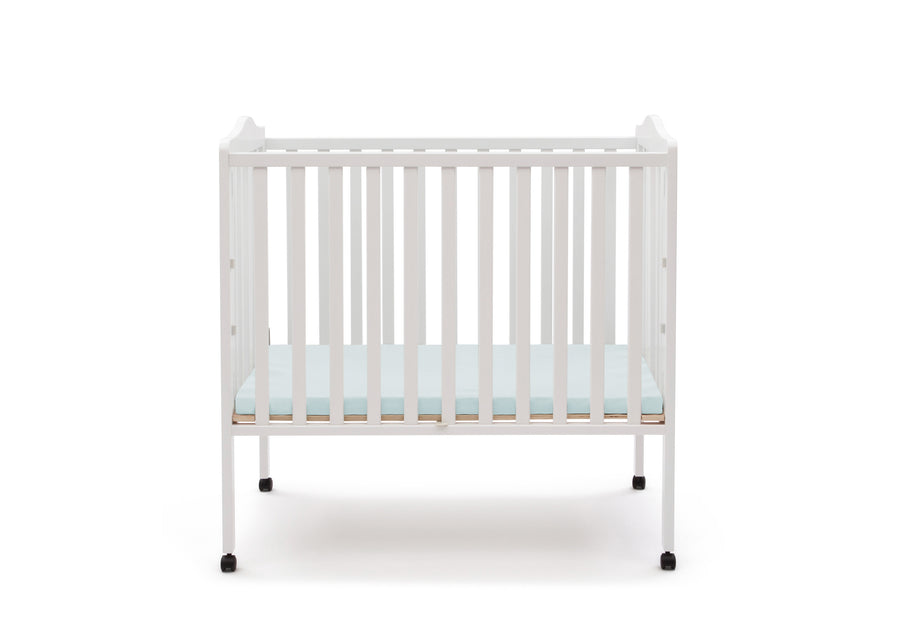 Folding Portable Mini Baby Crib with 1.5-inch Mattress 28-Folding Portable Mini Baby Crib with 1.5-inch Mattress