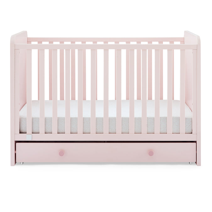 DCB: Blush Pink with Dark Pink (1480) 7-babyGap Graham 4-in-1 Convertible Crib with Storage Drawer