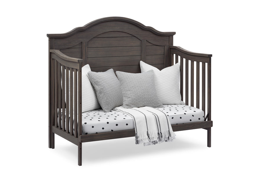 Rustic Grey (084) 13-Asher 6-in-1 Convertible Crib