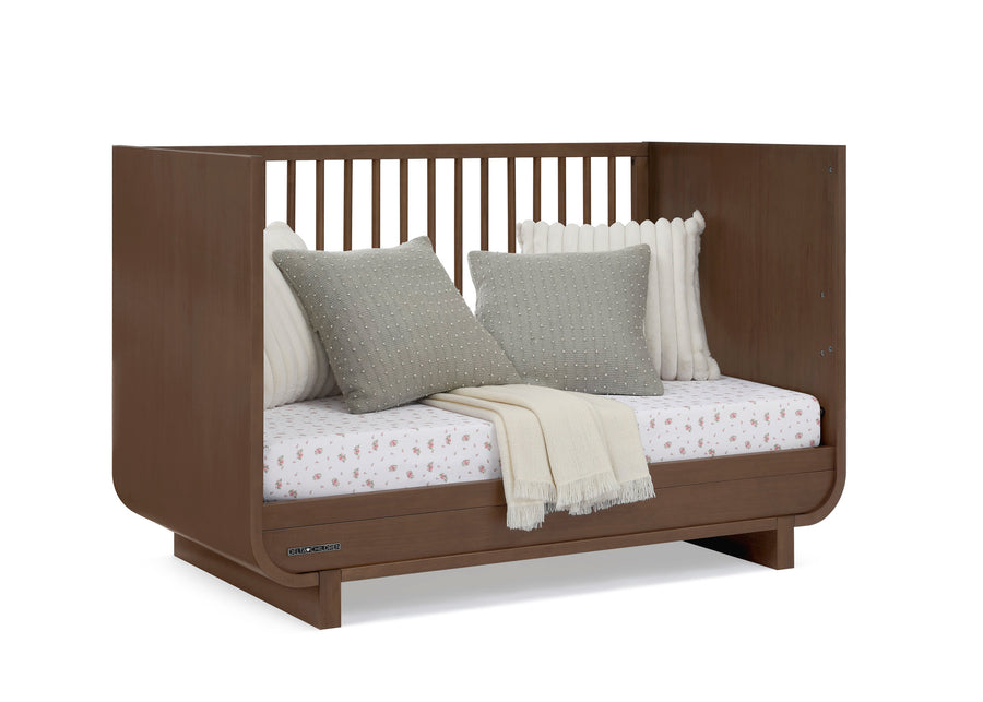 Teak Brown (1526) 7-Rhodes 4-in-1 Convertible Crib