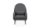 Stone Grey with Black & Natural (1420) 3-Ella Rocker with LiveSmart Evolve Fabric