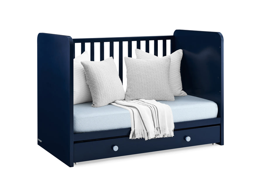 Navy with Light Blue (1476) 30-babyGap Graham 4-in-1 Convertible Crib with Storage Drawer
