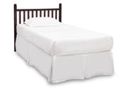 Dark Chocolate (207) 4-Classic Mini Crib with 2.75-inch Mattress - Convertible to Twin Bed