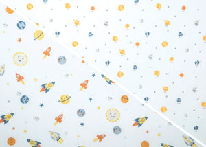 Space Exploration (3235) 18-Fitted Crib Sheets - 2 Pack