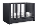Midnight Grey (1360) 19-Cassie 4-in-1 Convertible Crib with Underdrawer