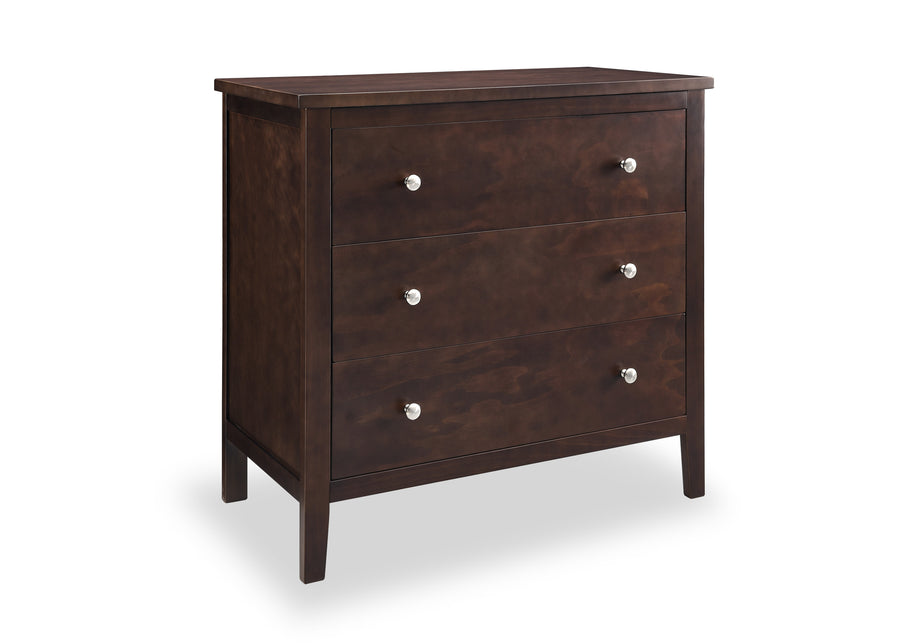 Walnut Espresso (1324) 16-Campbell 3 Drawer Dresser