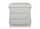Lancaster 3 Drawer Dresser with Changing Top and Interlocking Drawers 6-Lancaster 3 Drawer Dresser with Changing Top and Interlocking Drawers
