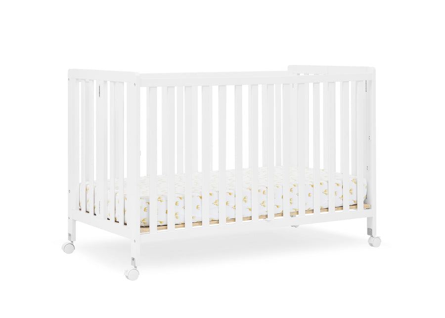 Bianca White (130) 12-Aria Full Size Portable Folding Crib