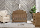 Aged Oak (845) 33-Asher 6-in-1 Convertible Crib