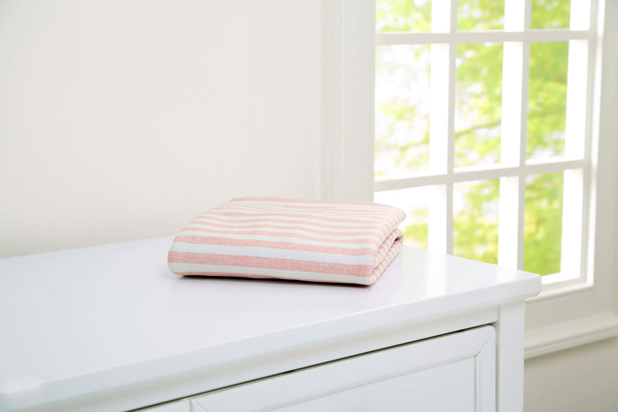 Pink Stripes (2356) 5-Fitted Bassinet Sheet Set, 2-Pack - Compatible with the Following babyGap Bassinet: 25508