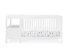 Bianca White (130) 20-Zoe 5-in-1 Convertible Crib and Changer