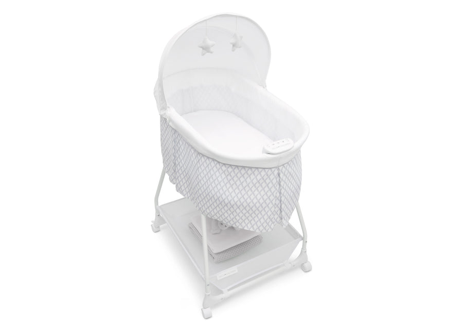 Grey Windchime (2340) 8-Deluxe Soothing Dreams Bassinet