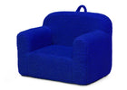 Royal Blue (1296) 37-Cozee Sherpa Chair for Kids