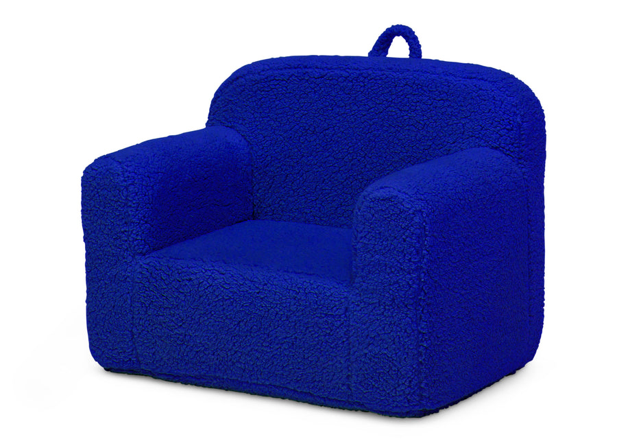 Royal Blue (1296) 37-Cozee Sherpa Chair for Kids