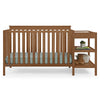 DCB: Chestnut (836) 15-Ellie 5-in-1 Convertible Crib and Changer