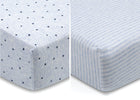 Blue Stars & Stripes (2242) 3-babyGap Blue Stars & Stripes 100% Organic Cotton Crib Sheets - 2 Pack
