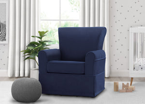 Navy (467) 4-Benbridge Upholstered Glider
