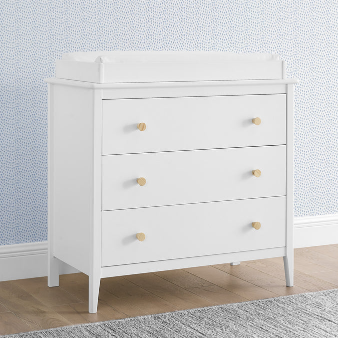 Casey 3 Drawer Dresser with Interlocking Drawers 10-Casey 3 Drawer Dresser with Interlocking Drawers