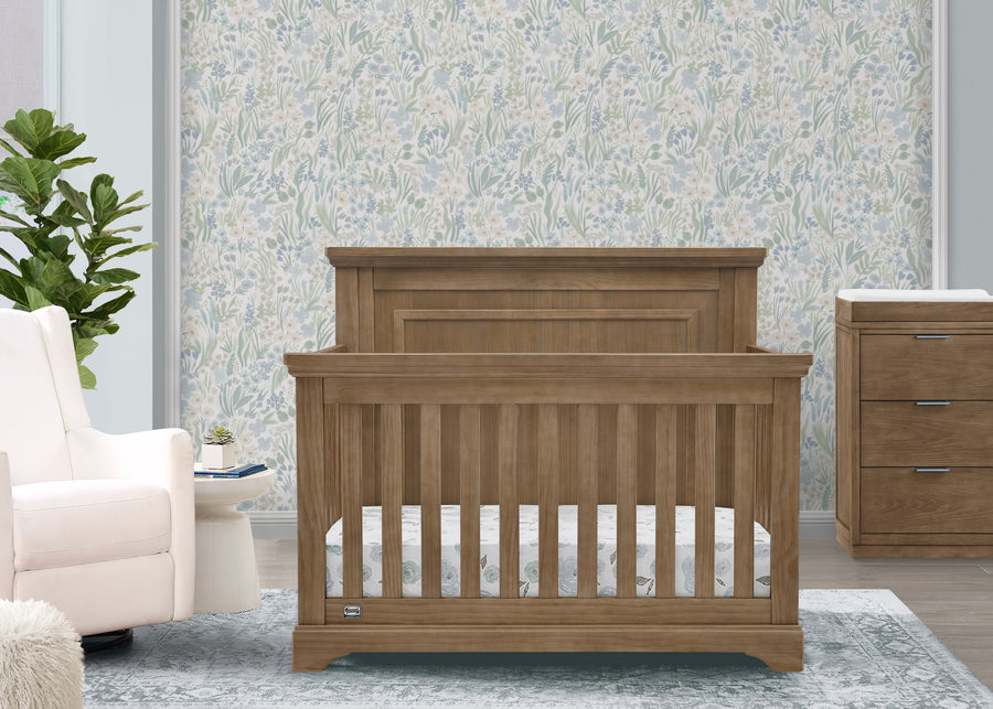 Aged Oak (845) 1-Paloma 4-in-1 Convertible Crib