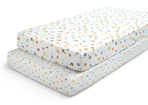 Space Exploration (3235) 17-Fitted Crib Sheets - 2 Pack