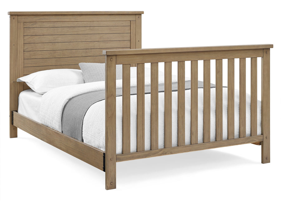 Rustic Acorn (1383) 7-Caden 6-in-1 Convertible Crib with Trundle Drawer