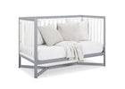 White with Grey (027) 13-Tribeca 4-in-1 Convertible Crib