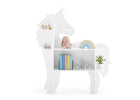 DCB: Unicorn White (1472) 6-Unicorn Bookcase