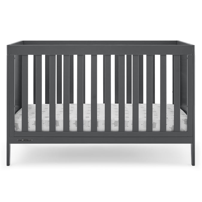 DCB: Charcoal Grey (029) 7-Hayes 4-in-1 Convertible Crib