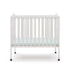 DCB: White (100) 29-Folding Portable Mini Baby Crib with 1.5-inch Mattress