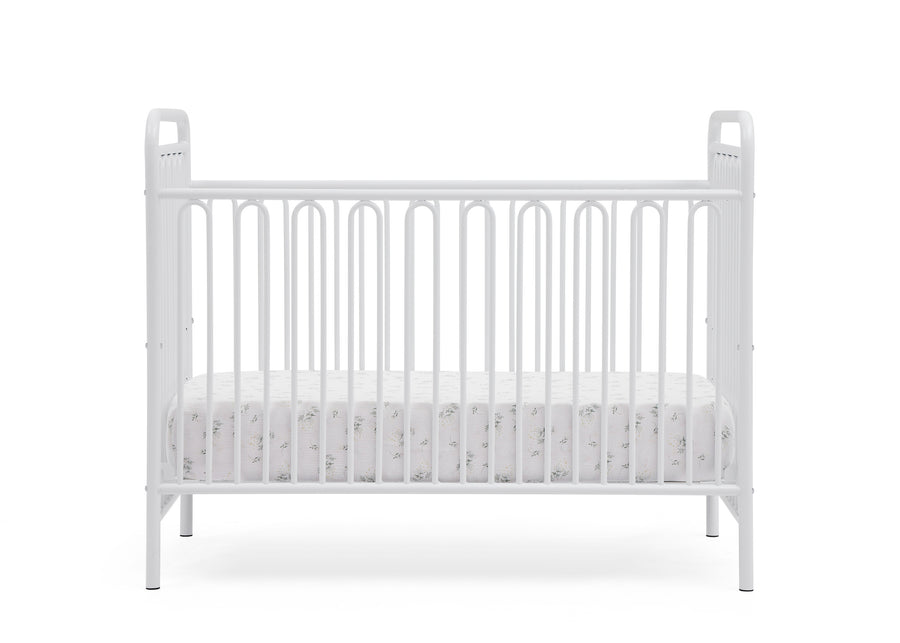 White (1309) 8-Darcy 4-in-1 Convertible Metal Crib