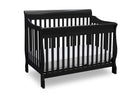 Ebony (0011) 12-Canton 4-in-1 Crib