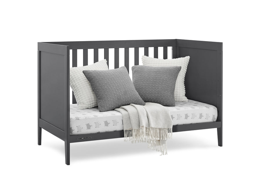 Charcoal Grey (029) 6-Hayes 4-in-1 Convertible Crib