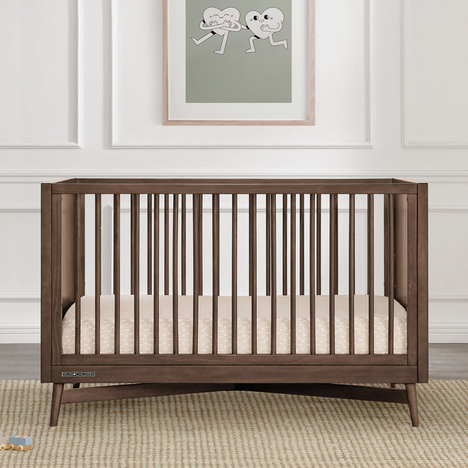 Teak Brown (1526) 7-Dylan 4-in-1 Convertible Crib