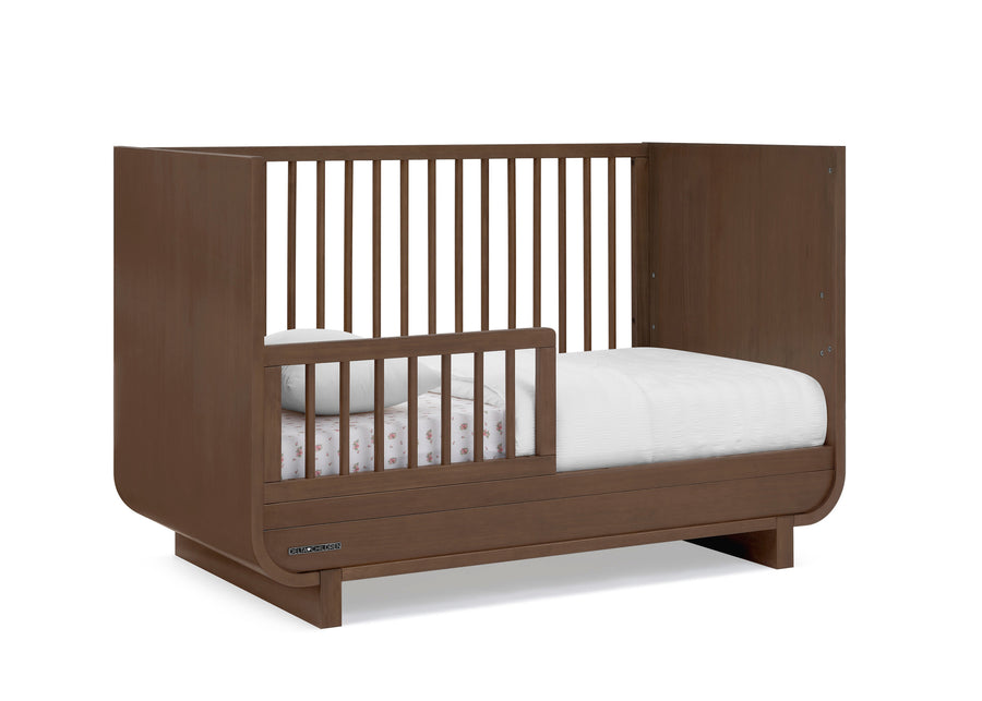 Teak Brown (1526) 5-Rhodes 4-in-1 Convertible Crib