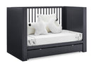 Midnight Grey (1360) 21-Cassie 4-in-1 Convertible Crib with Underdrawer