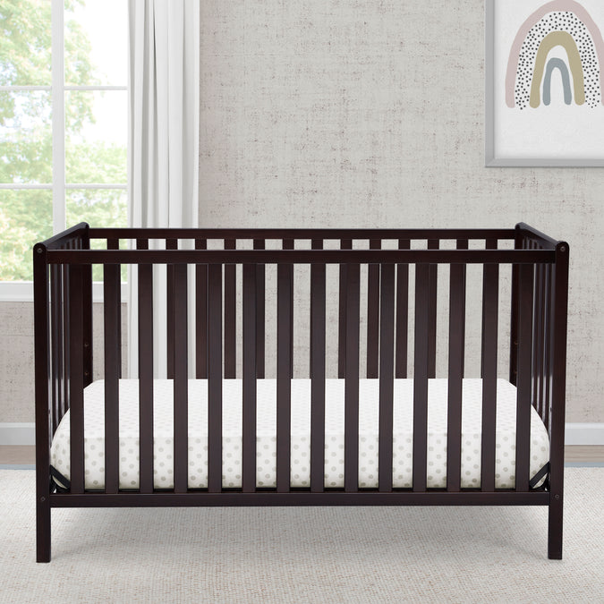 Dark Chocolate (207) 7-Heartland 4-in-1 Convertible Crib