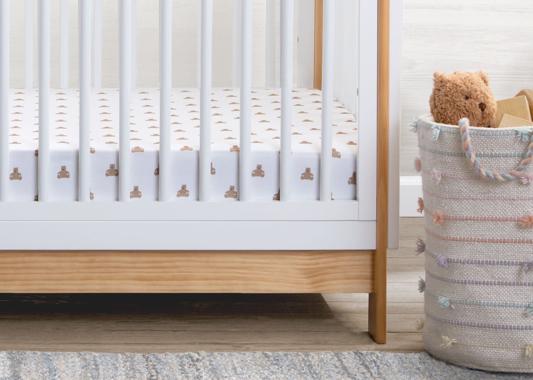 Tan Teddy Bears & Stripes (2407)
