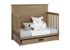 Rustic Acorn (1383) 5-Caden 6-in-1 Convertible Crib with Trundle Drawer