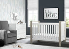 Bianca White with Textured Limestone (184) 16-Miles 4-in-1 Convertible Crib
